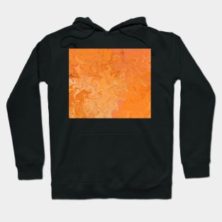 Orange swirls Hoodie